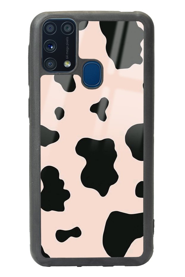 Samsung M-31 Pink Milky Design Glossy Phone Case