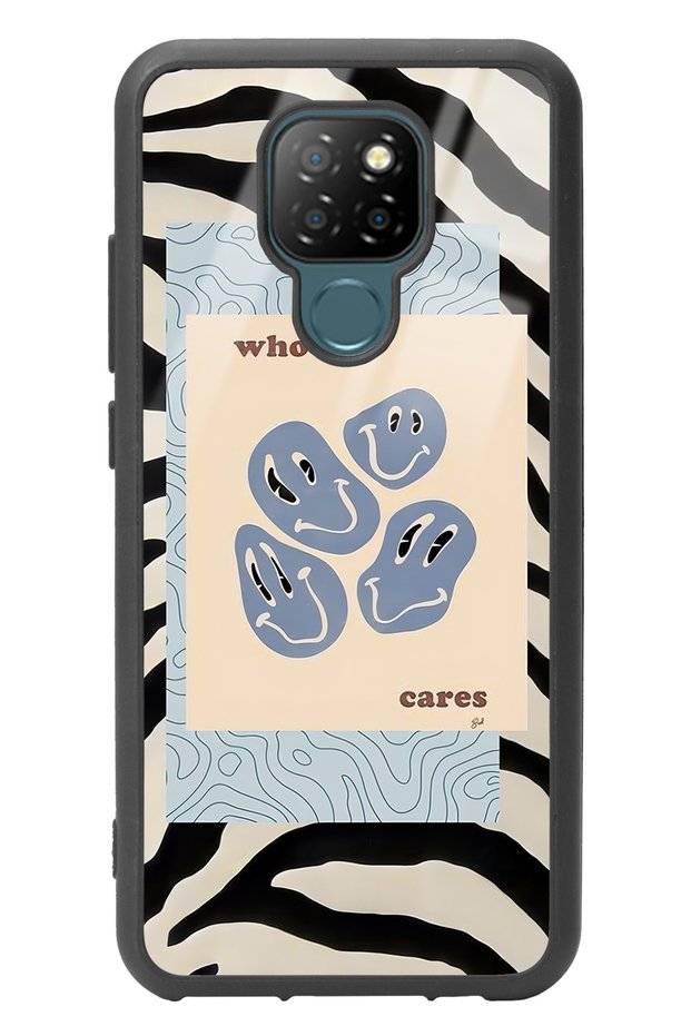 General Mobile Gm 20 Zebra Emoji Design Glossy Phone Case