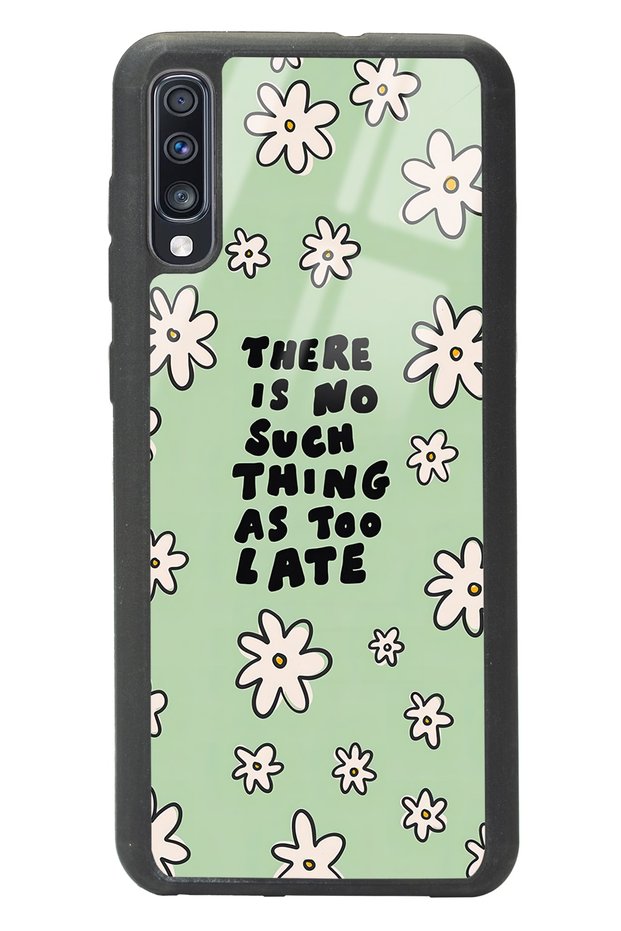 Samsung A70 Glossy Phone Case with Daisy Thing Design