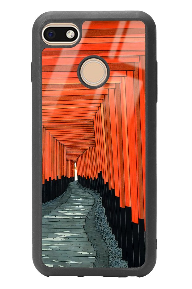 General Mobile Gm 8 Go Glossy Phone Case with Pastel Windows Design