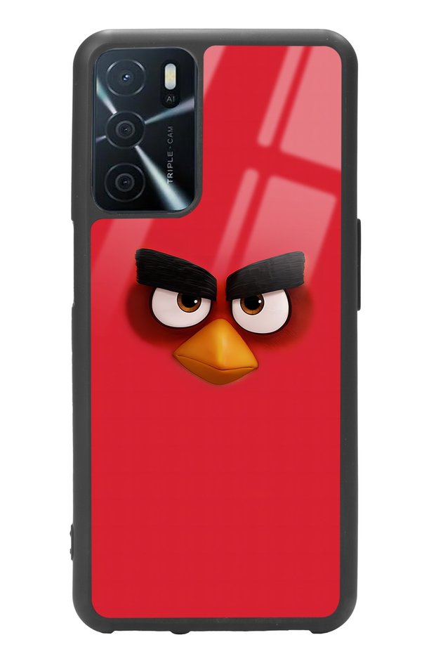 Oppo A-16 Red Design Glossy Phone Case
