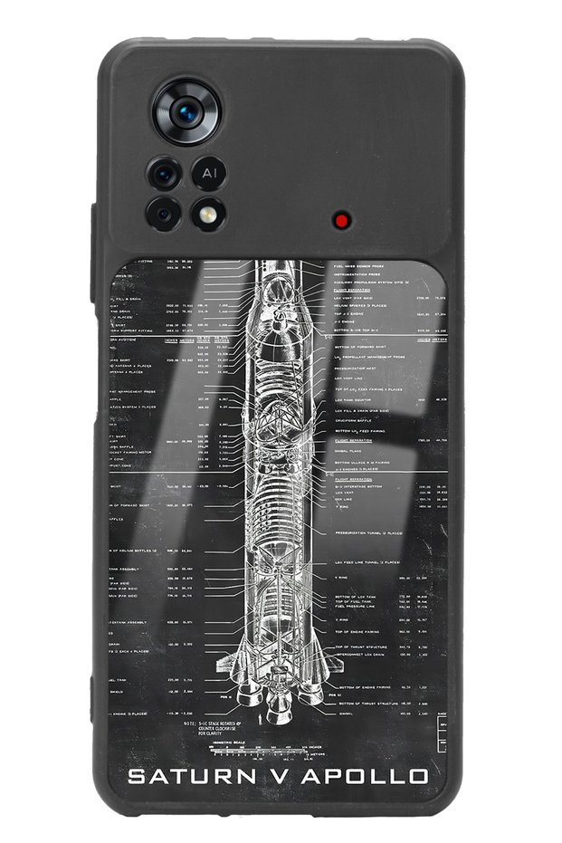 Poco X4 Pro Apollo Plan Design Glossy Phone Case