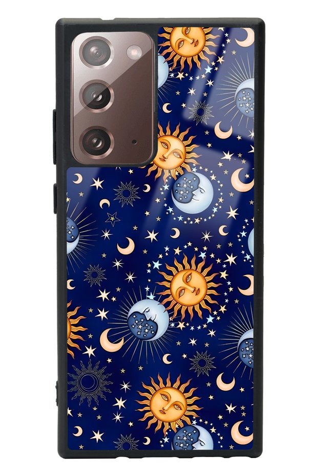 Samsung Note 20 Ultra Moon Sun Pajama Design Glossy Phone Case