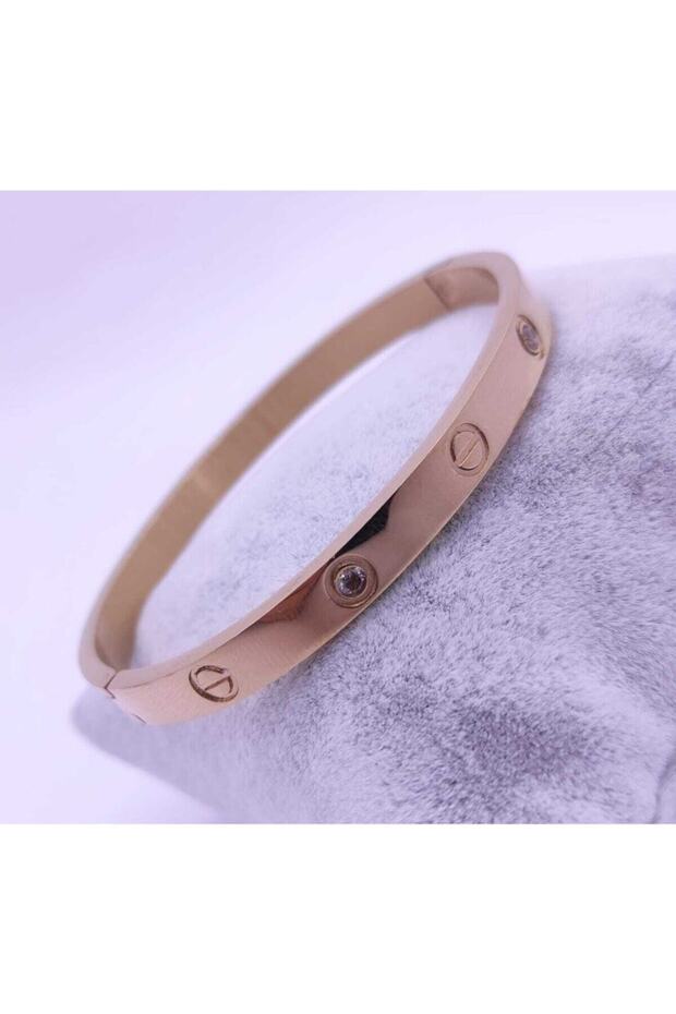 Thick Stone Handcuff Bracelet - 2