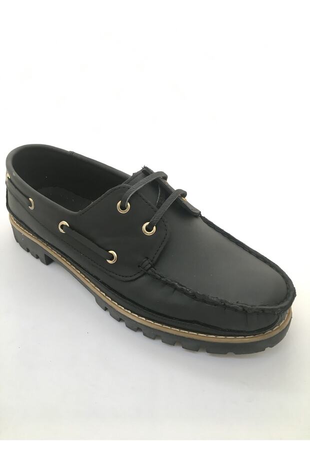 Tarzı Kalın Taban Hakiki Deri M1001 - 2