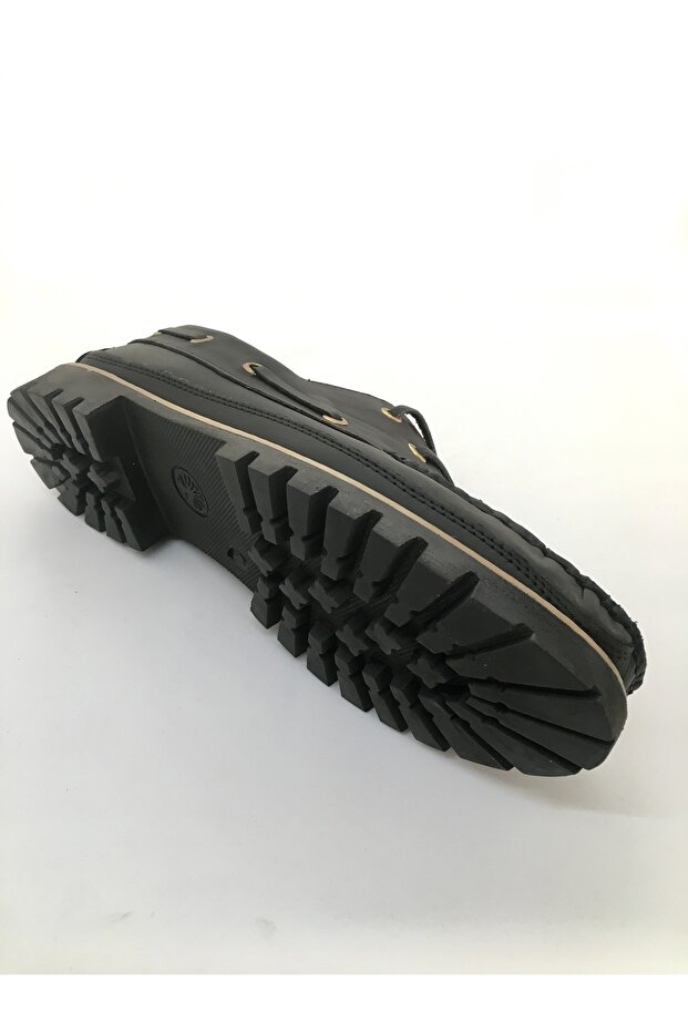 Tarzı Kalın Taban Hakiki Deri M1001 - 5