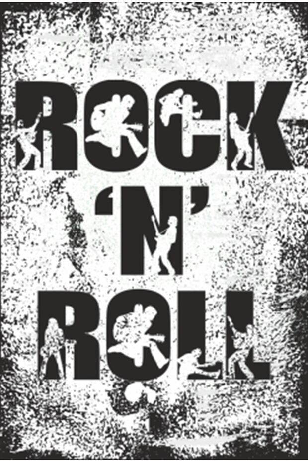 Rock N Rollretro Wooden Poster