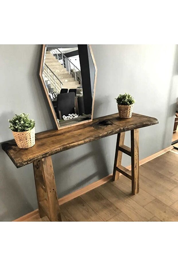 Ahşap Rustik Dresuar - 3