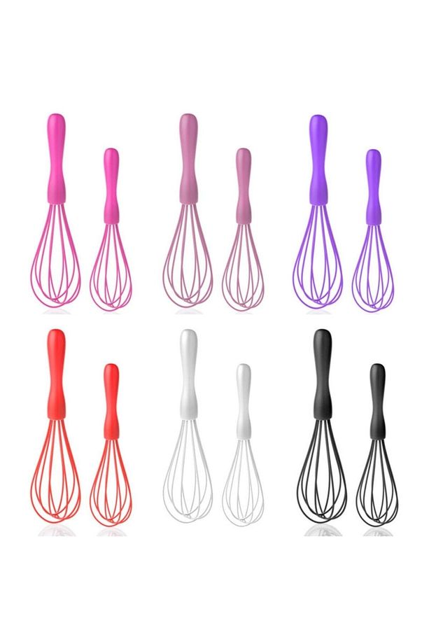 4 Parça Silikon Çırpıcı Yumurta Fırçası Spatula Seti - 2