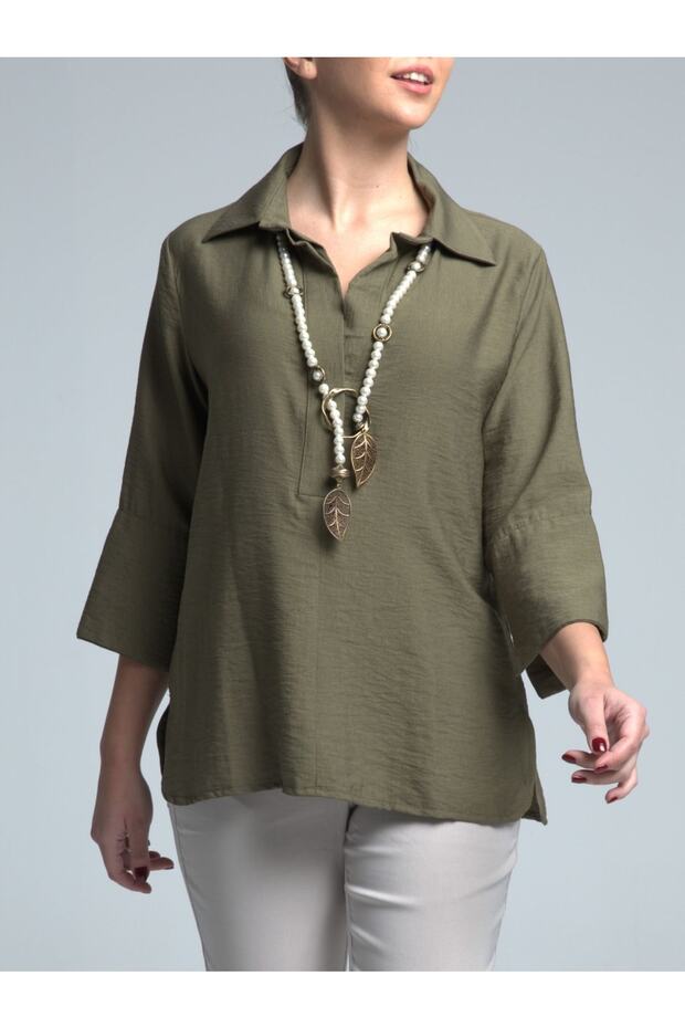 Hera Gömlek Haki - 1
