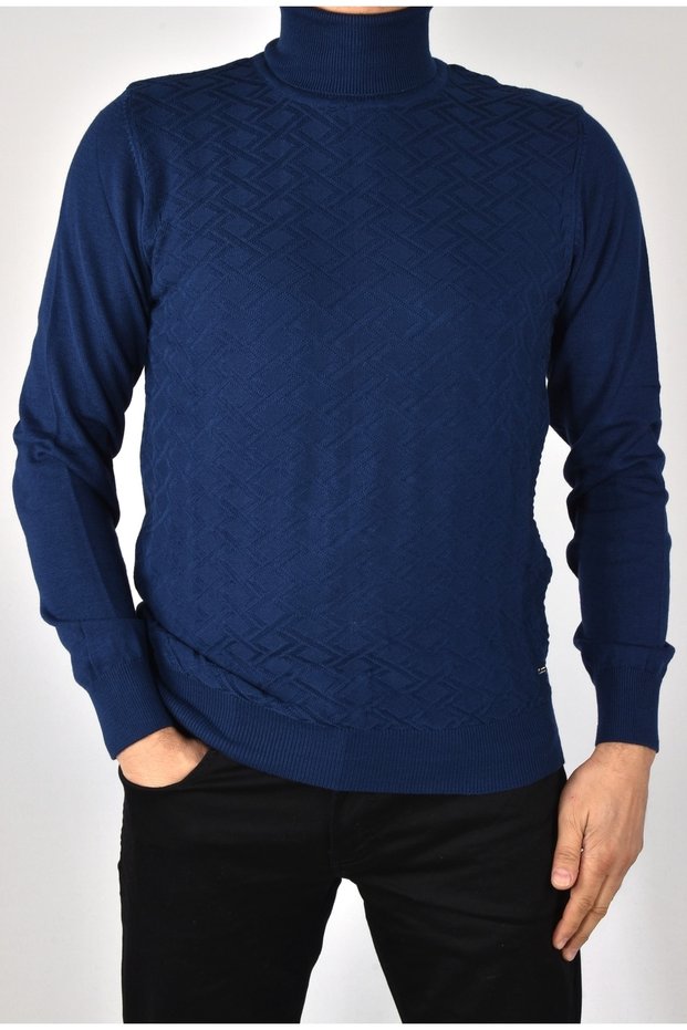 R22507 Full Fisherman Knitwear/navy blue/2xl
