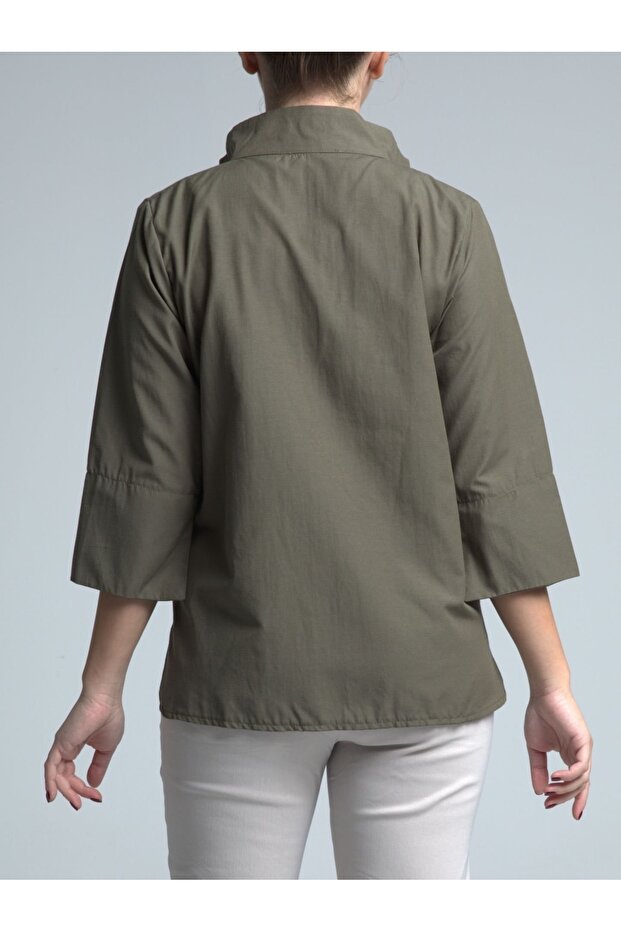 Diva Gömlek Haki - 4