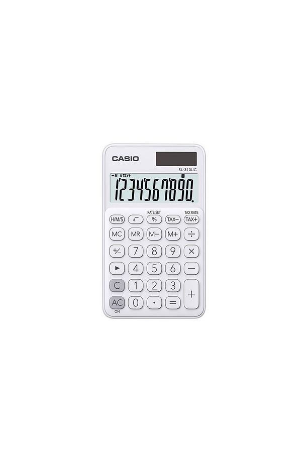 Sl-310uc-we Cep Tipi 10 Hane Beyaz Hesap Makinesi - 1