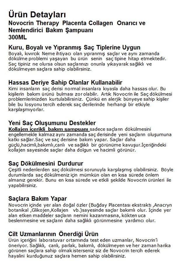 Placenta Therapy Dökülme Seti - 3