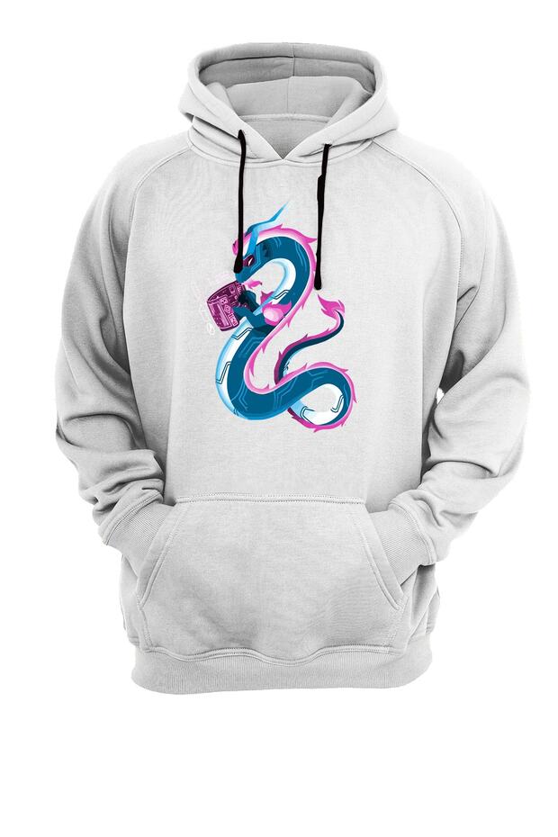 Dragon Printed Sweatshirt - 1