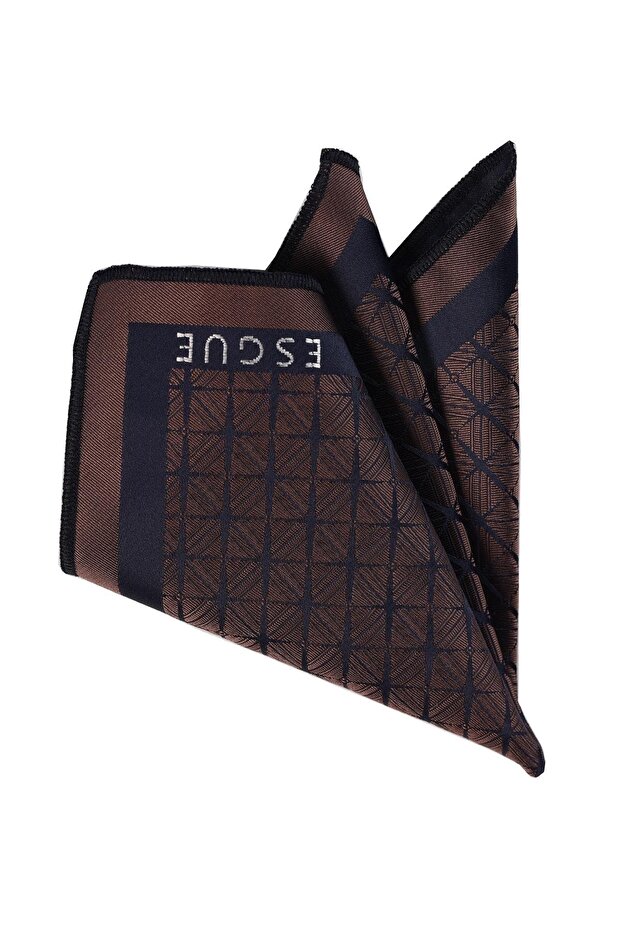 Brown Patterned Handkerchief - 1