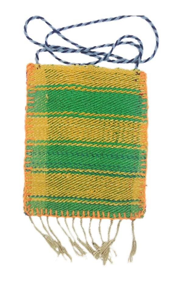 Authentic Root Dyed Wool Rug Bag - 1