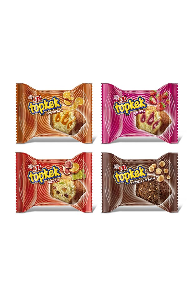 Topkek Çilekli Kek 40 g x 24 Adet - 3