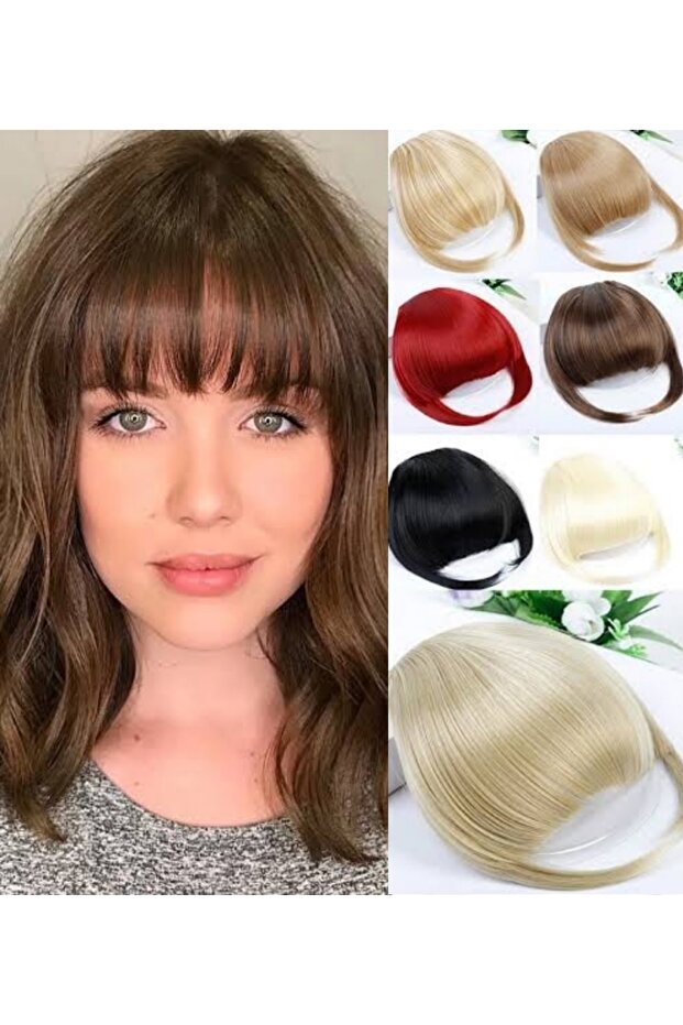 False Bangs Light Brown - 1