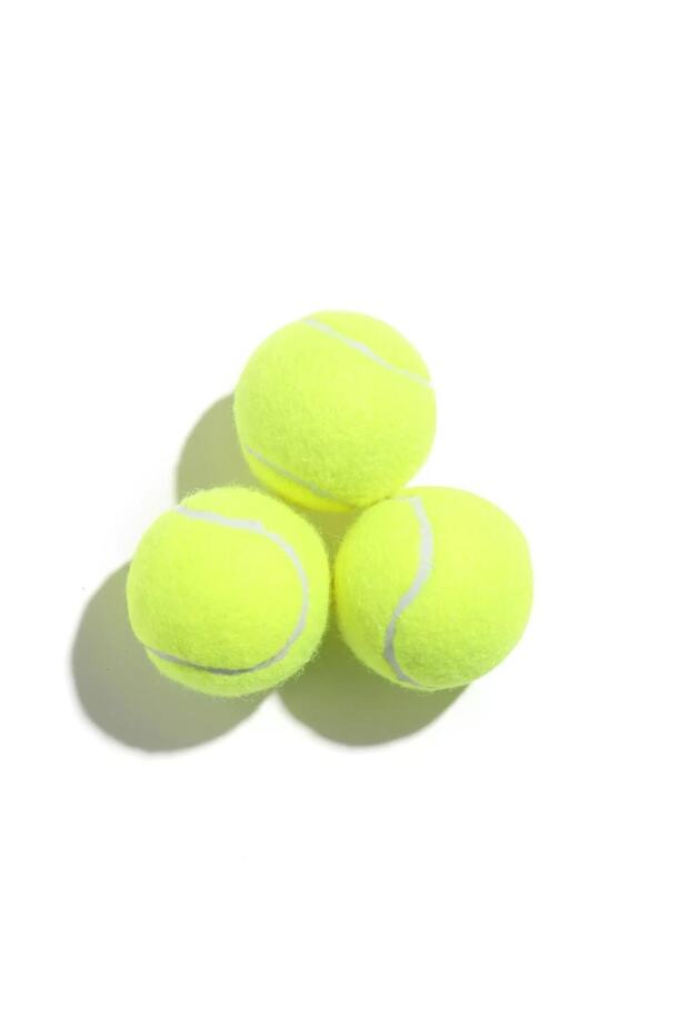 3 Adet Antrenman Tenis Topu Sarı - 5