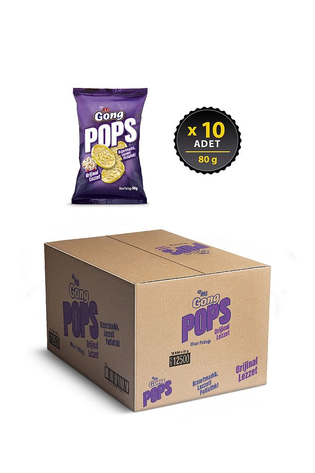 Gong Pops Mısır Patlağı 80 G X 10 Adet - 2