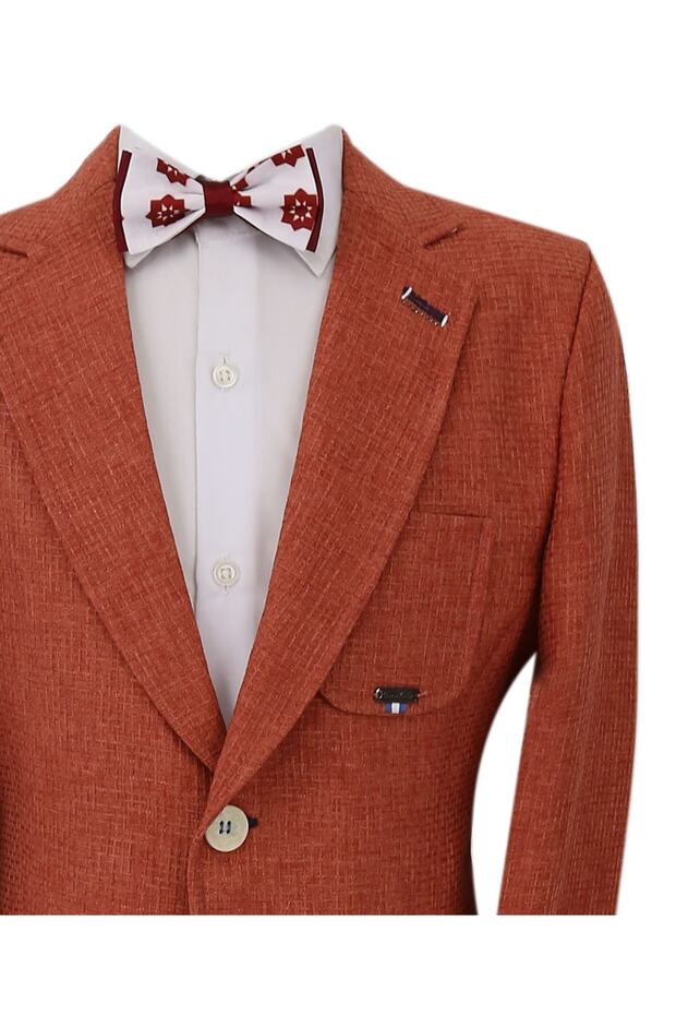 Erkek Çocuk Blazer Tek Ceket - 3