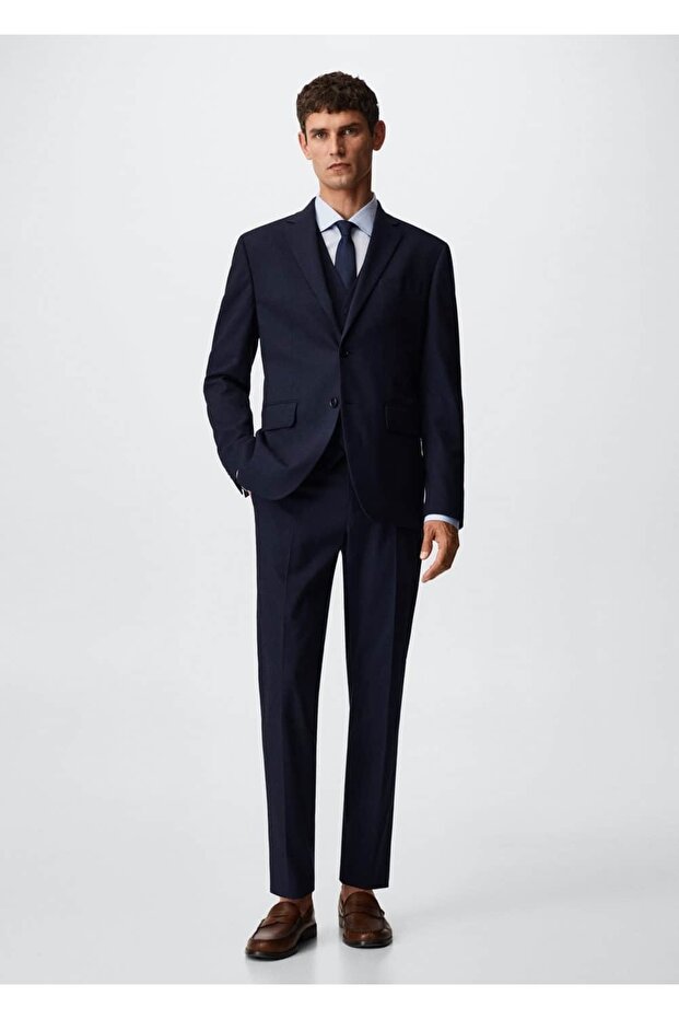 Dar Kesim Blazer Ceket - 2