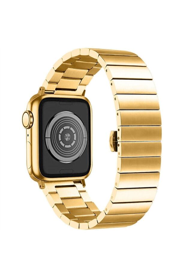 Apple Watch 44 Mm Compatible Strap Metal Link Steel Stainless Band Band
