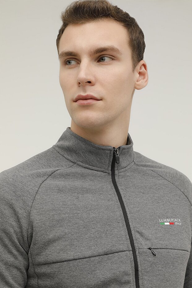M-numa Track Top 2pr Antrasit Erkek Eşofman Üstü - 5