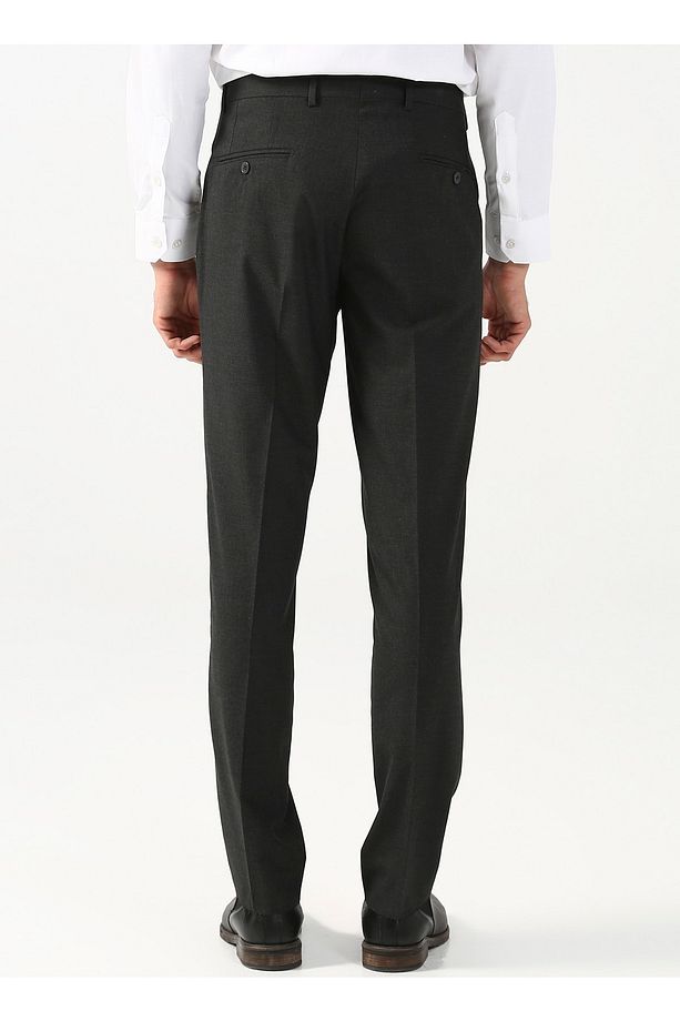 Normal Bel Normal Paça Regular Fit Antrasit Erkek Pantolon Pn1014400293 - 4