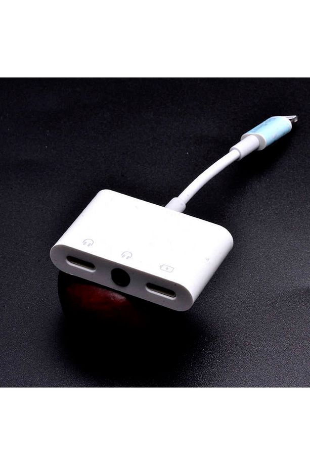 Go Des Gd-uc018 Lightning Kulaklık - Şarj - 3.5 Mm Aux Dönüştürücü Adaptör - 1