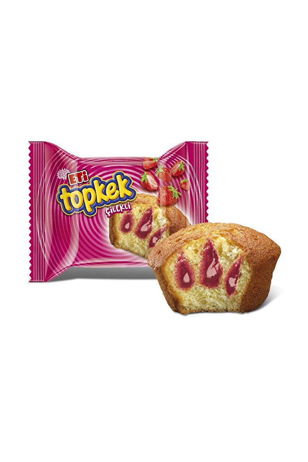 Topkek Çilekli Kek 40 g x 24 Adet - 4