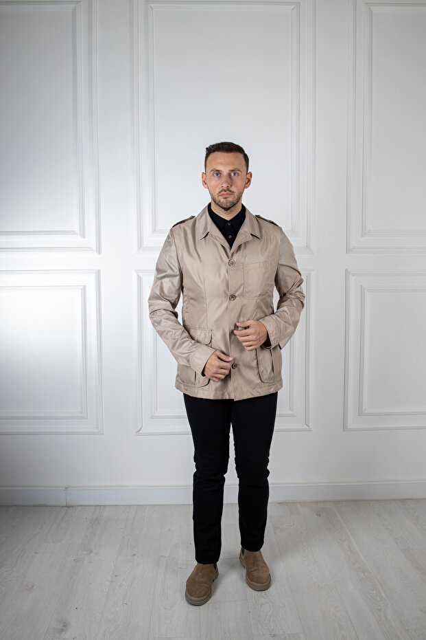 Interview Agata Mevsimlik Bej Mont - 1