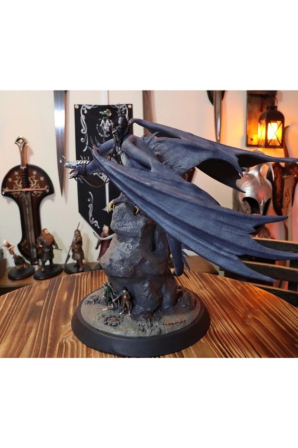 Nazgul Frodo Ve Sam Yüzüklerin Efendisi Lotr Boyalı Figür 30 cm (dev Boy) - 2