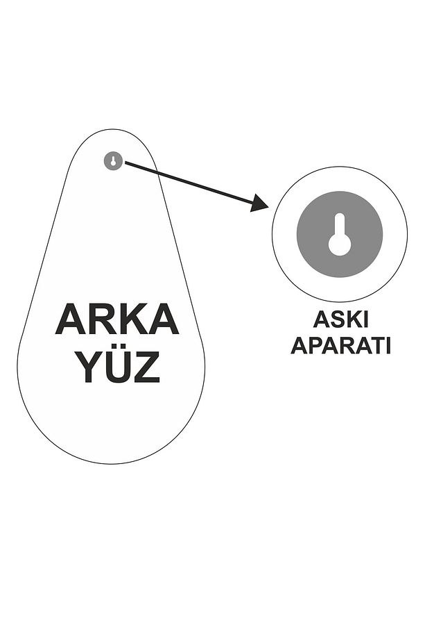 Damla Ayna 3 Lü Dekor Ayna - 5