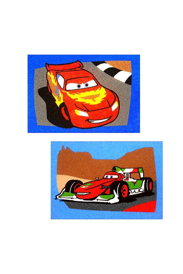 Eğitici Ve Eğlenceli Kum Boyama Seti, Disney Cars Mcqueen&francesco (2'Sİ 1 ARADA)- Ds-06 - 4
