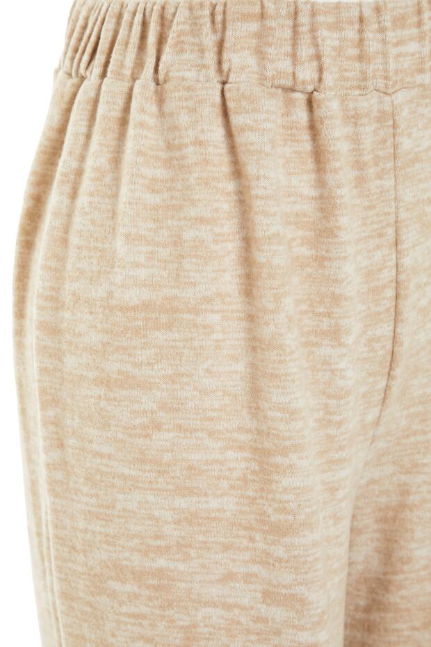 Bej Yumoş Örme Pantolon TWOAW21PL0094 - 7