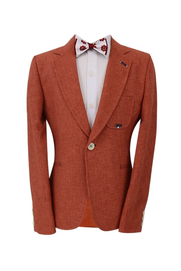 Erkek Çocuk Blazer Tek Ceket - 1