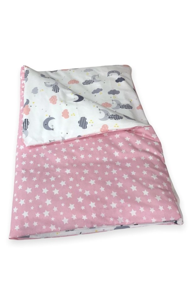 Single Duvet Cover (Duvet Cover) Pink Moon Cloud 100 X 140 Cm (It is only a Duvet Cover)
