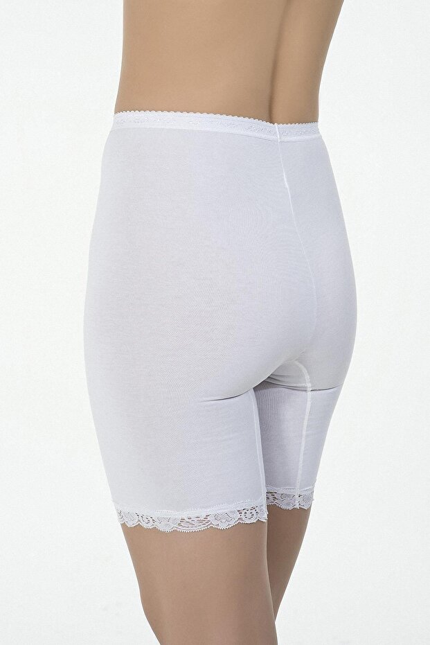 Kadın Beyaz Basic Long Paçali Külot Bk0653501beya - 1