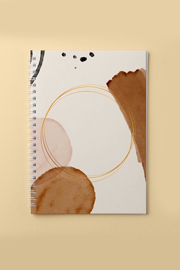 دفتر ملاحظات حلزوني مقاس A5 (15 × 21 سم) - 1