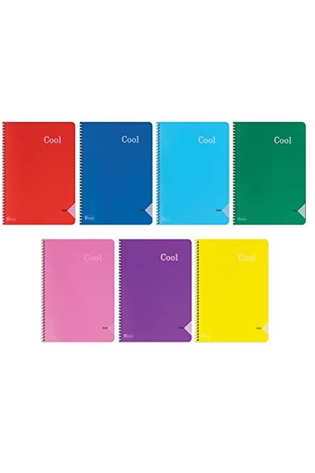 Sharp Color A4 60 YpPlain Pp Cover Spiral Cool School Notebook