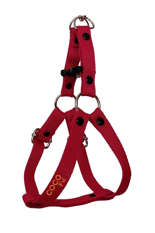 Köpek Göğüs Tasması Gezdirme Ipi Boyun Tasmsı Small Kırmızı Küçük Irklar Için 25-40 Cm - 2