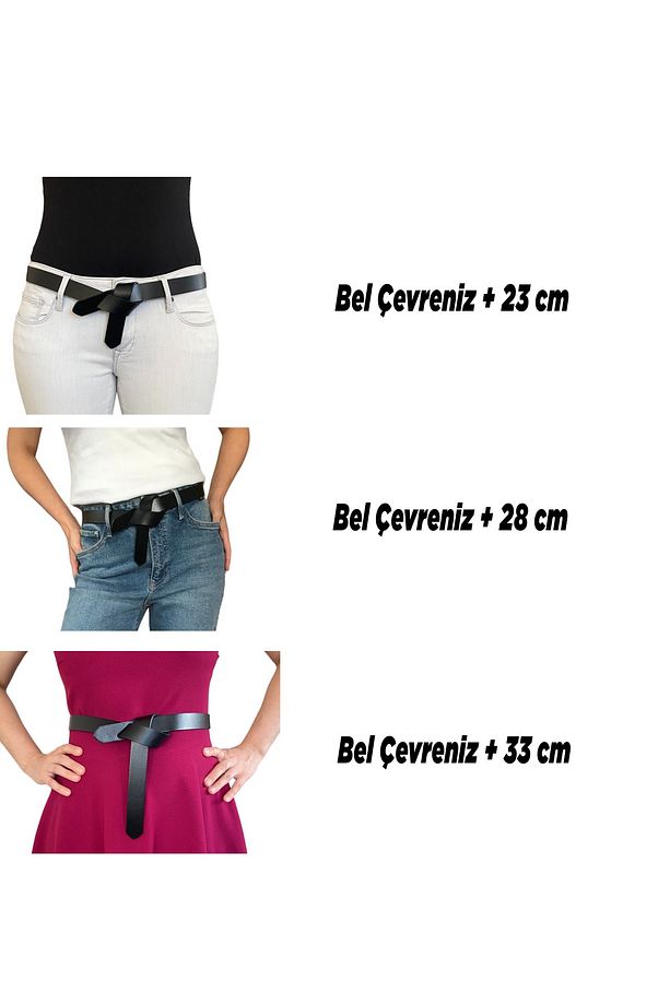 %100 Hakiki Deri Tokasız Lecce Belt 2.7 Cm=lecce - 8