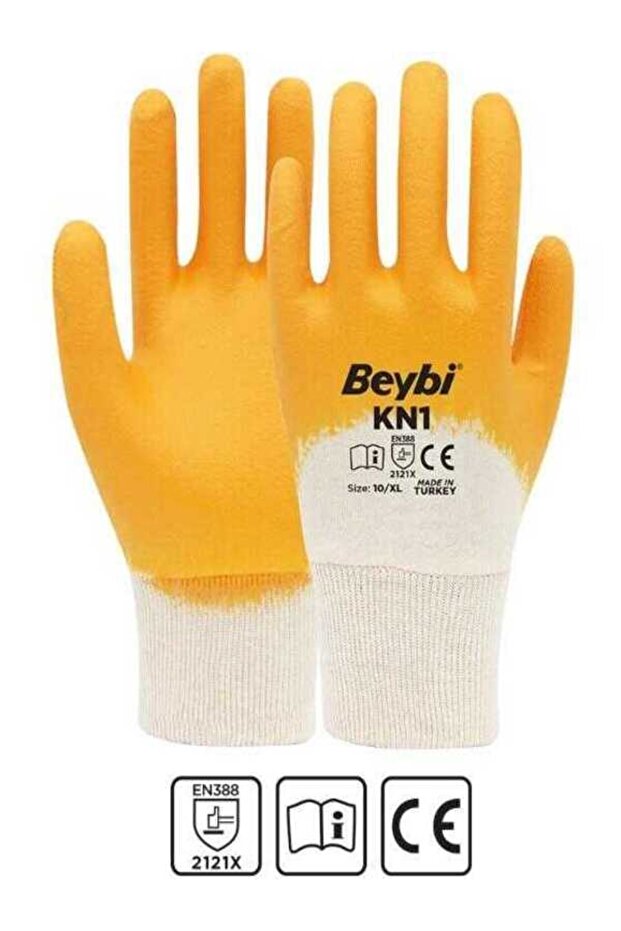Kn1 Pamuk Nitril Iş Eldiveni - 2