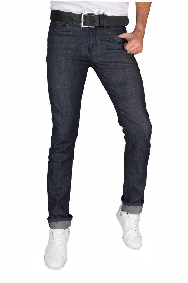 Inner Lined Winter Slim Fit Lycra Men's Jeans 1242