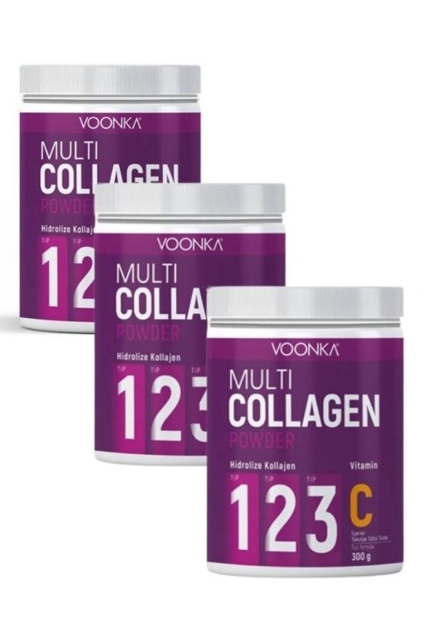 Multi Collagen Podwer 300 Gr 3 Pack