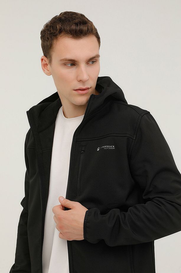 M-gt16 Basıc Softshell 2p Siyah Erkek 706 - 5