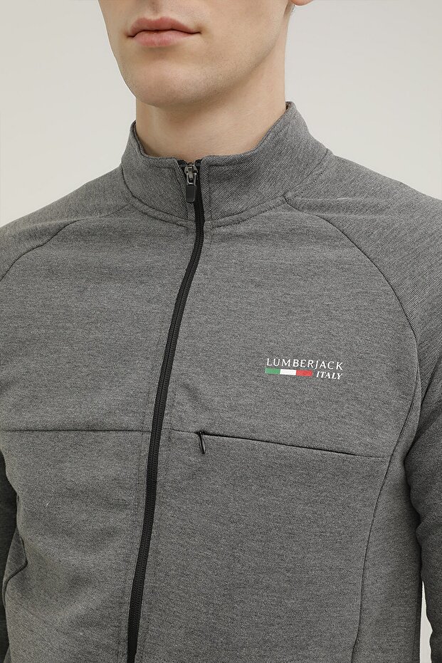 M-numa Track Top 2pr Antrasit Erkek Eşofman Üstü - 4