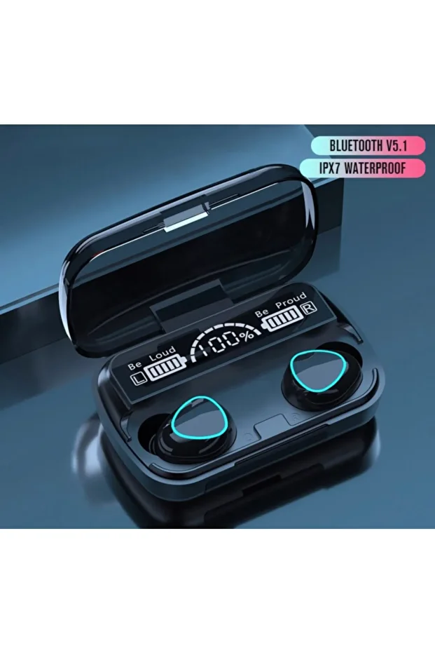 5.1v Dijital Şarj Göstergeli 2000mah Tws Bluetooth Kulaklık M10 - 4